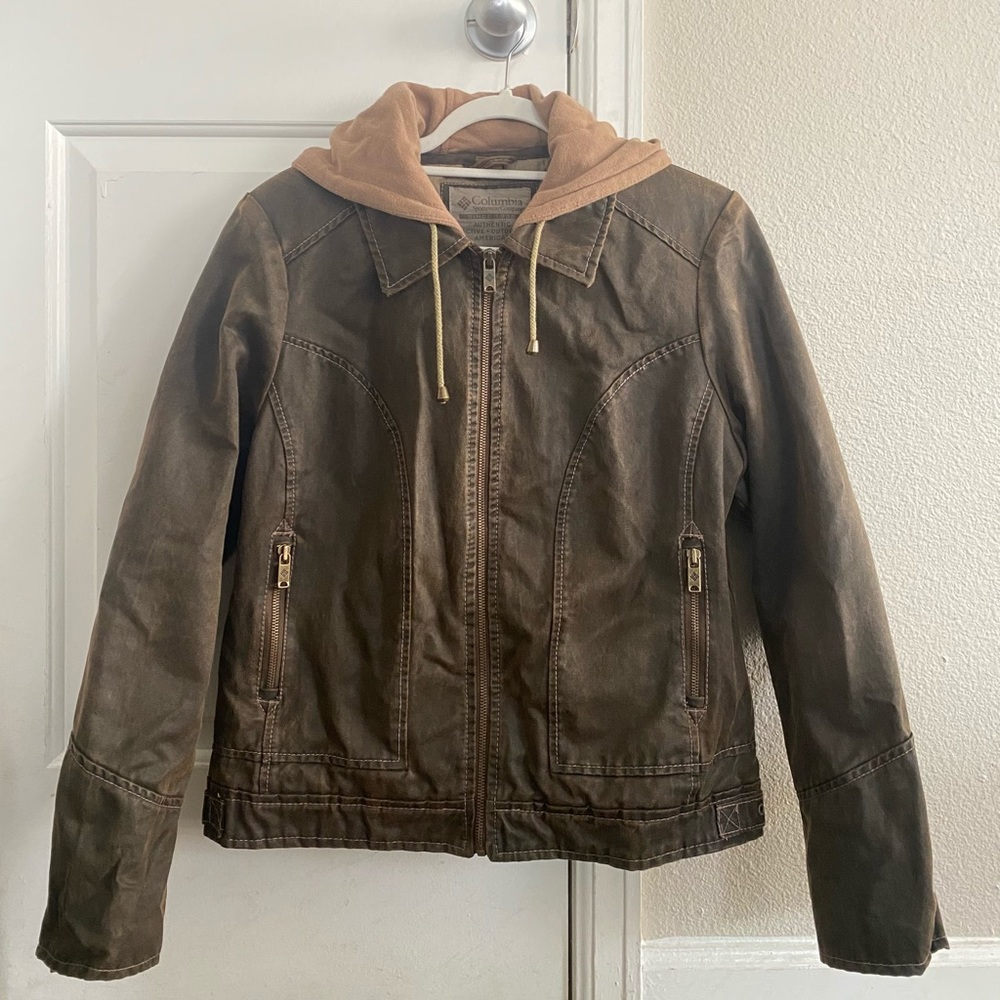 Vintage Columbia outdoor brown jacket